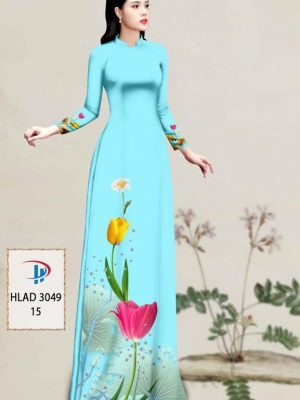 Vải Áo Dài Hoa Tulip AD HLAD3049 43